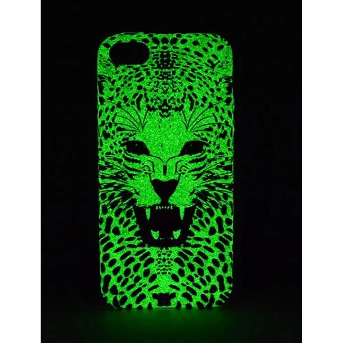 Силиконовый светящийся 3D чехол "Барс" для iPhone 7 Plus/8 Plus