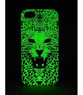 Силіконовий світиться 3D чохол "Барс" для iPhone 6 Plus / 6S Plus