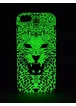 Силіконовий світиться 3D чохол "Барс" для iPhone 6 Plus / 6S Plus
