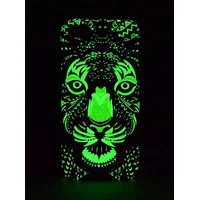 Силиконовый светящийся 3D чехол "Тигр" яркий для iPhone 6 Plus/6S Plus