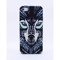 Силиконовый светящийся 3D чехол "Волк" для iPhone 6 Plus/6S Plus