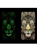 Силиконовый светящийся 3D чехол "Тигр" яркий для iPhone 6 Plus/6S Plus