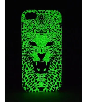 Силиконовый светящийся 3D чехол "Барс" для iPhone 7/8