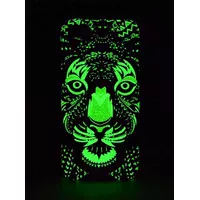 Силиконовый светящийся 3D чехол "Тигр" для iPhone 6/6S