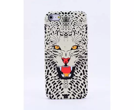 Силіконовий світиться 3D чохол "Барс" для iPhone 7/8