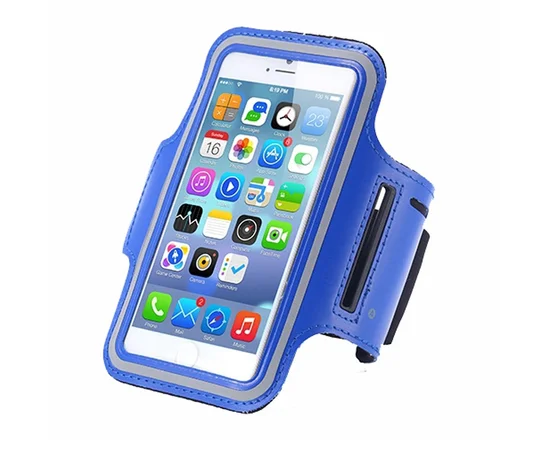 Спортивний синій чохол на руку iArmband для iPhone 6 Plus / 6S Plus / 7 Plus