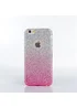 Чохол з блискітками "Градієнт" силіконовий для iPhone 6 Plus / 6S Plus рожевий
