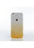 Чохол з блискітками "Градієнт" силіконовий для iPhone 6 / 6S жовтий