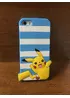 Гумовий 3D чохол "Pikachu" блакитний для iPhone 5 / 5S / SE