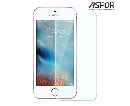 Переднее прозрачное стекло "Aspor" для iPhone 5/5S/SE/5C