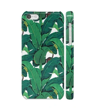 Чехол "iDAY" пластиковый для iPhone 5C Листья банана
