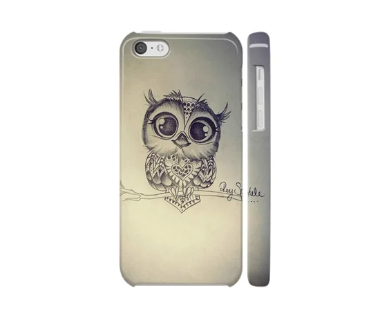 Чохол "iDAY" пластиковий для iPhone 5C Совенок