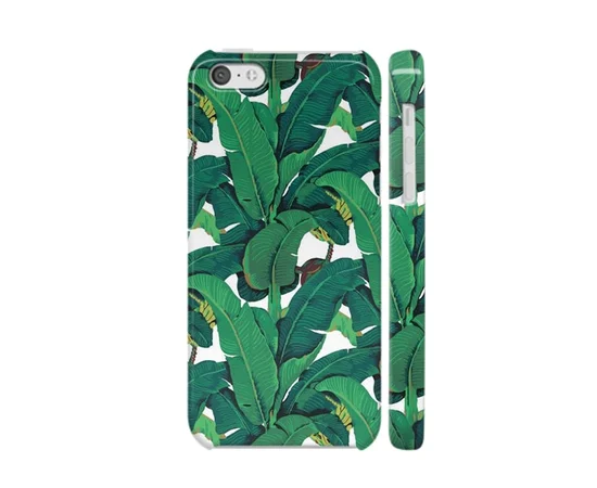 Чехол "iDAY" пластиковый для iPhone 5C Листья банана