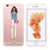 Чохол "Дівчина стиляга" силіконовий для iPhone 7/8