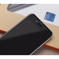 Защитное 5D стекло "Aspor" черное для iPhone 6 Plus/6S Plus