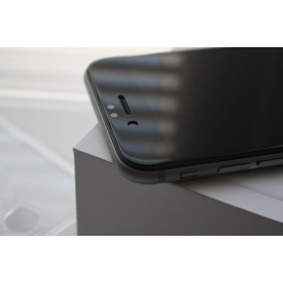 Защитное 5D стекло "Aspor" черное для iPhone 6 Plus/6S Plus