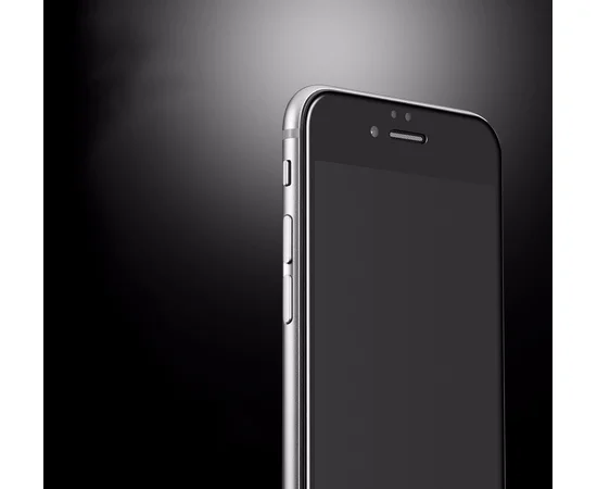 Захисне 5D скло "Aspor" чорне для iPhone 6 Plus / 6S Plus