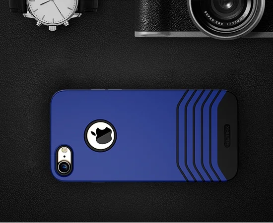 Протиударний чохол "Remax" Saman синій для iPhone 7 Plus / 8 Plus