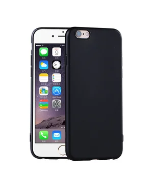 Чохол "Matt" силіконовий для iPhone 6 Plus/6S Plus чорний