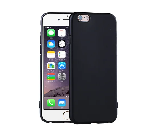 Чехол "Matt" силиконовый для iPhone 6 Plus/6S Plus черный