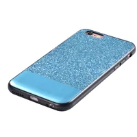 Чехол с блестками "Devia" Racy голубой для iPhone 6/6S