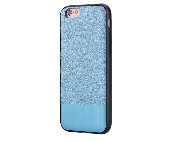 Чехол с блестками "Devia" Racy голубой для iPhone 6/6S