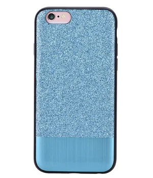Чохол з блискітками "Devia" Racy блакитний для iPhone 6 / 6S