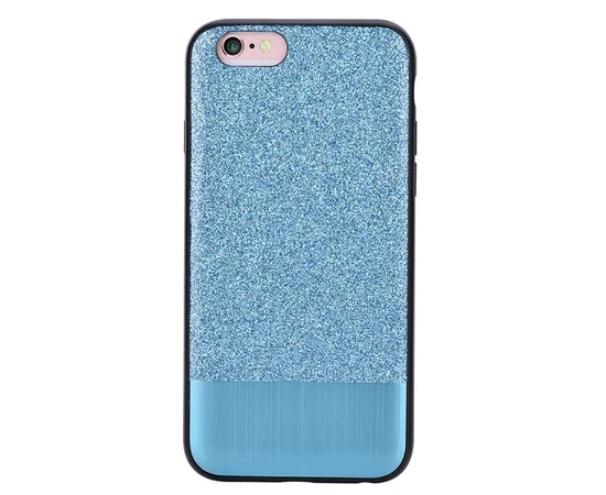 Чехол с блестками "Devia" Racy голубой для iPhone 6/6S