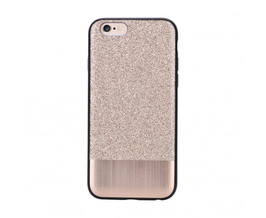 Чехол с блестками "Devia" Racy золотой для iPhone 6/6S
