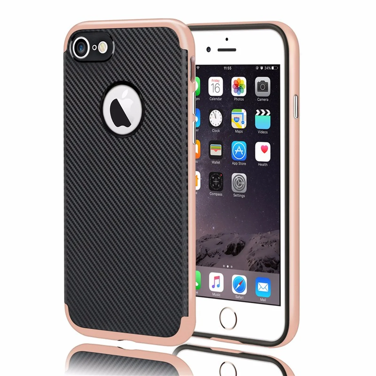 Противоударный чехол "Keziwu" Rose Gold для iPhone 6 Plus/6S Plus