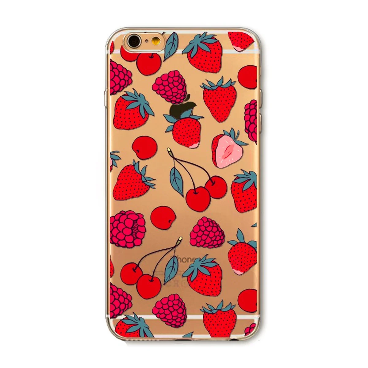 Чехол "Ягоды" силиконовый для iPhone 7/8