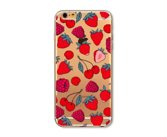 Чохол "Ягоди" силіконовий для iPhone 7/8