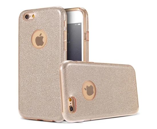 Чохол з блискітками "Dazzling shine" силіконовий для iPhone 6 Plus / 6S Plus золотий