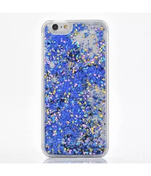 Переливающийся пластиковый чехол "Ромбики" синий для iPhone 6/6S Переливающийся пластиковый чехол "Ромбики" синий для iPhone 6/6S