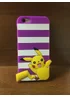 Резиновый 3D чехол "Pikachu" фиолетовый для iPhone 6/6S