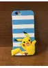 Гумовий 3D чохол "Pikachu" блакитний для iPhone 6 / 6S