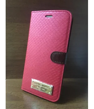 Шкіряний чохол-книжка "Michael Kors" червоний для iPhone 6 Plus/6S Plus