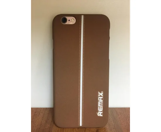 Чехол "Remax" Sport коричневый iPhone 6/6S