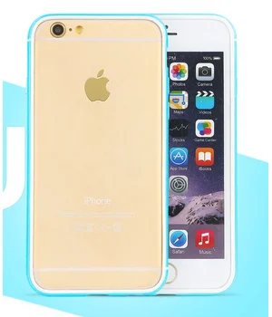 Протиударний ультратонкий бампер "Totu" Slim блакитний для iPhone 6 / 6S