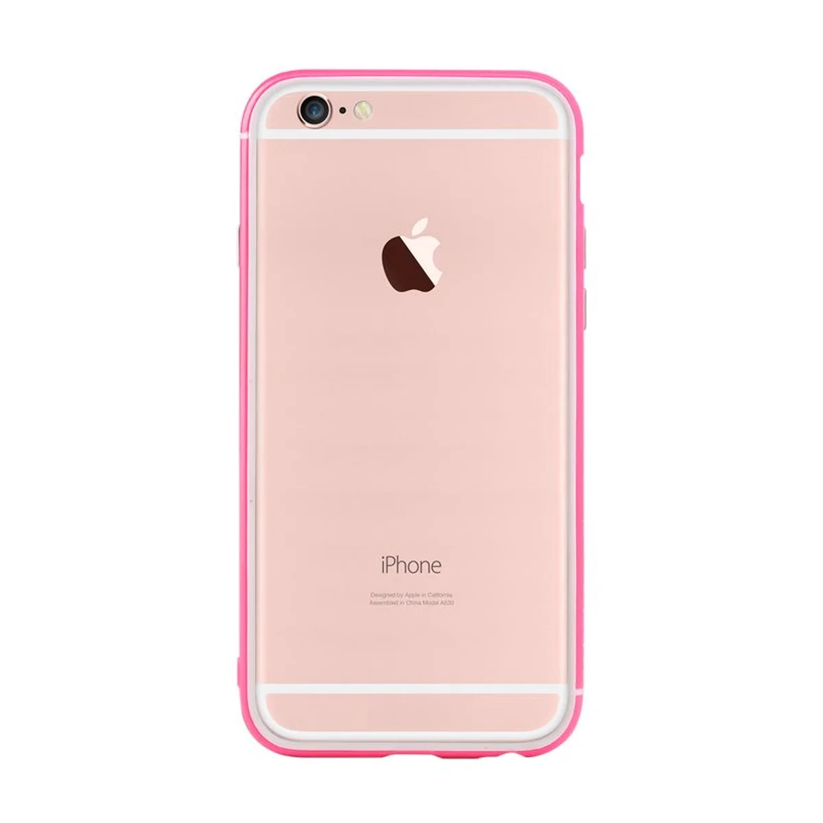 Протиударний ультратонкий бампер "Totu" Slim рожевий для iPhone 6 / 6S