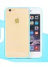 Противоударный ультратонкий бампер "Totu" Slim голубой для iPhone 6/6S