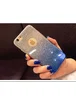 Чохол з блискітками "Градієнт" силіконовий для iPhone 6 / 6S синій