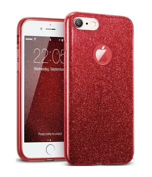 Чехол с блестками "Dazzling shine" силиконовый для iPhone 6/6S красный Чехол с блестками "Dazzling shine" силиконовый для iPhone 6/6S красный