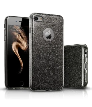 Чехол с блестками "Dazzling shine" силиконовый для iPhone 6/6S черный Чехол с блестками "Dazzling shine" силиконовый для iPhone 6/6S черный