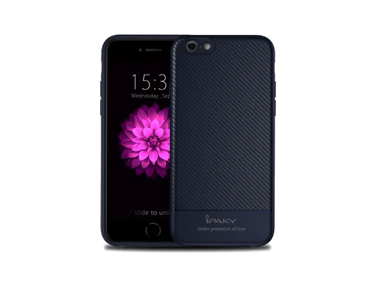 Протиударний силіконовий чохол "iPaky" Musy темно-синій для iPhone 7/8