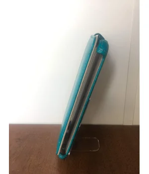 Шкіряний чохол фліп "imperium" бірюзовий для iPhone 6 Plus / 6S Plus