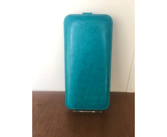 Кожаный чехол флип "imperium" бирюзовый для iPhone 6 Plus/6S Plus