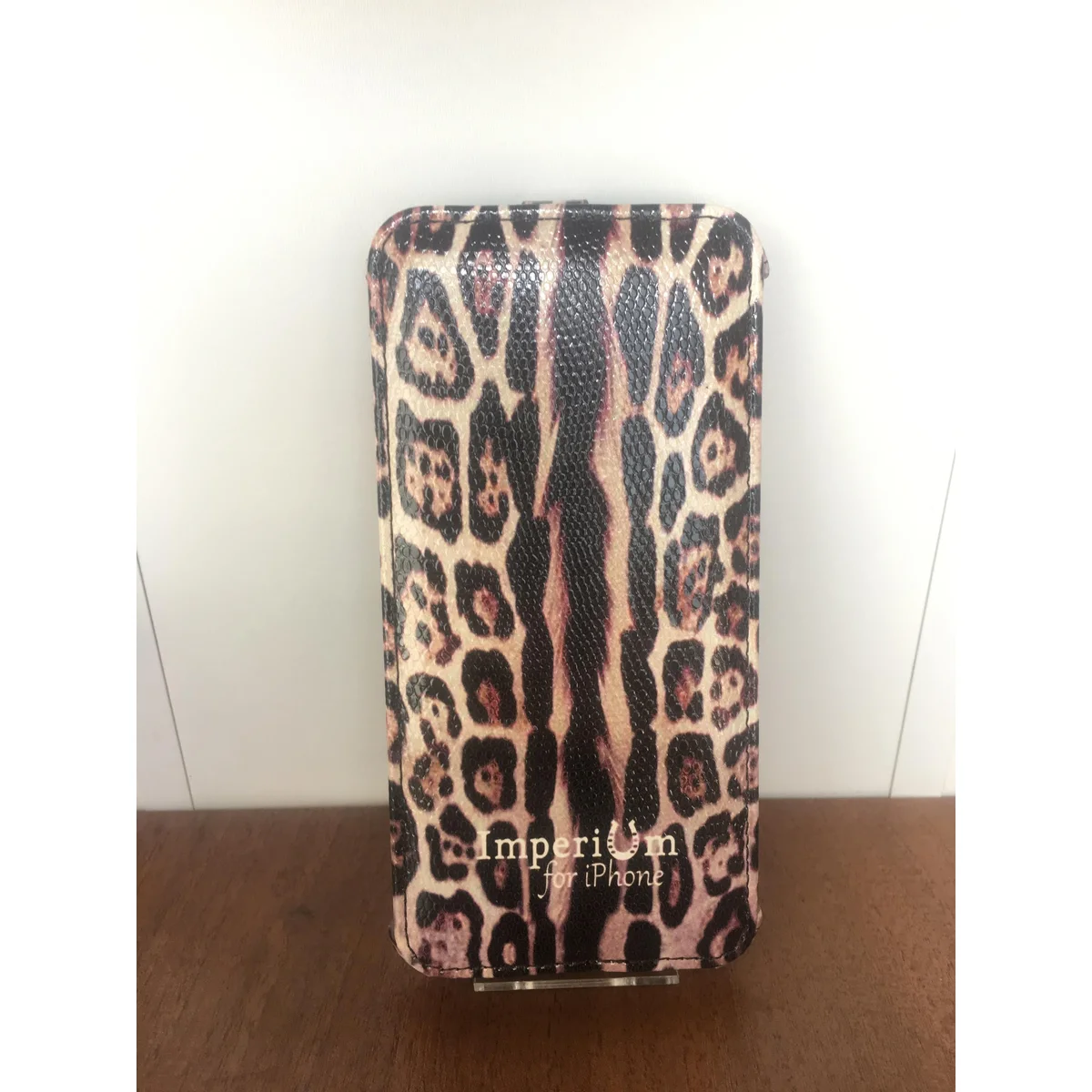 Кожаный чехол флип "imperium" Леопард для iPhone 6 Plus/6S Plus