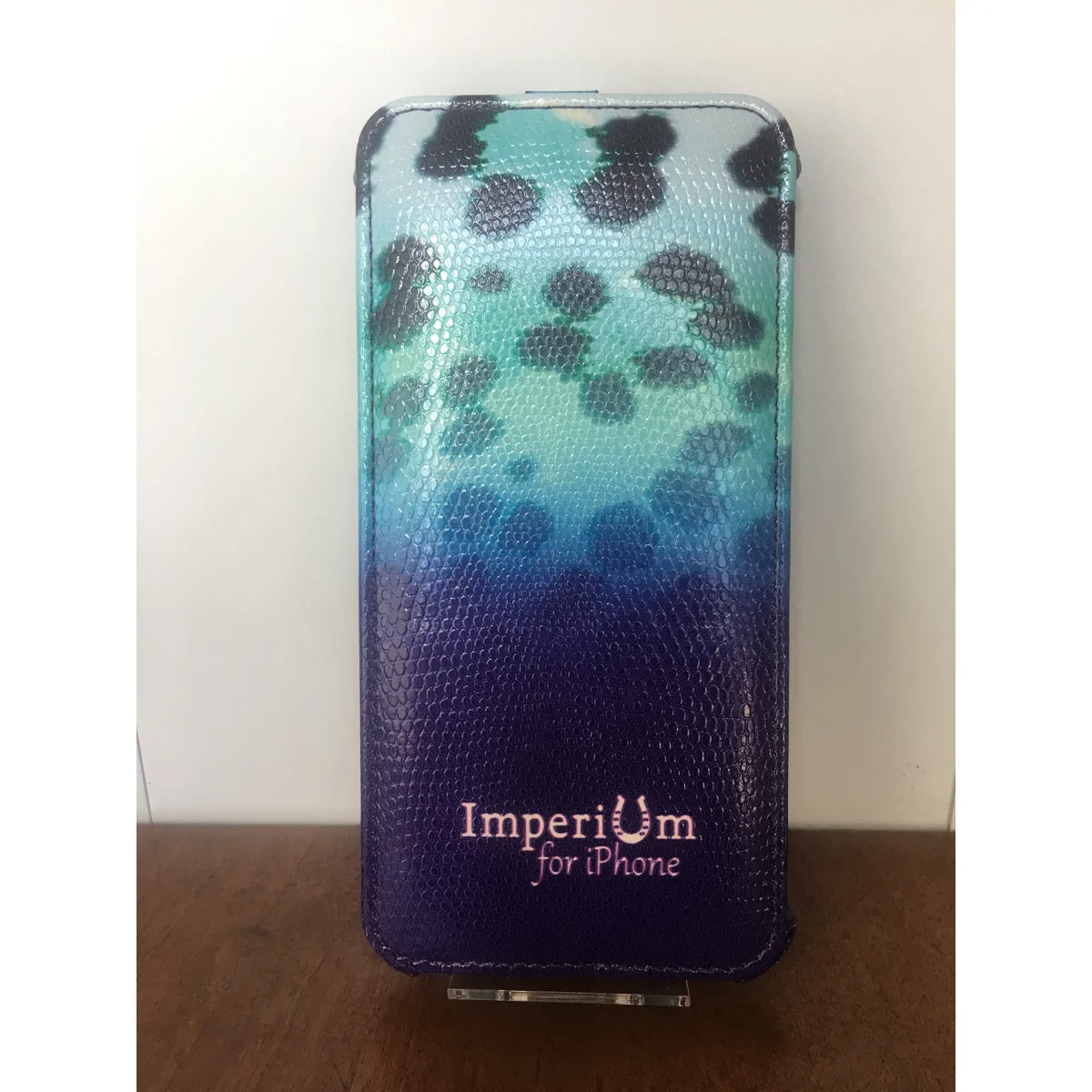 Кожаный чехол флип "imperium" Яркий леопард для iPhone 6 Plus/6S Plus