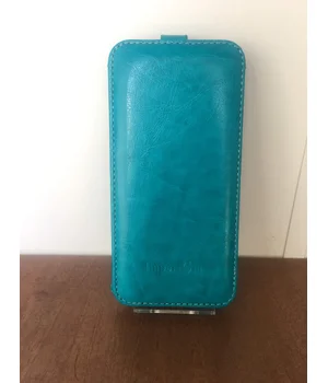 Кожаный чехол флип "imperium" бирюзовый для iPhone 6 Plus/6S Plus